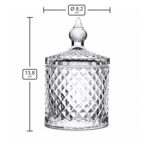 Kerzenglas 300 ml N10-001 – Maße