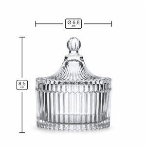 Kerzenglas 90 ml N10-002A – Maße