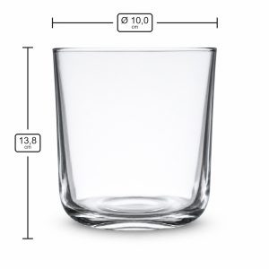 Kerzenglas 400 ml N10-005 – Maße