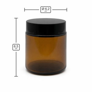 Kerzenglas 100 ml N10-032 – Maße