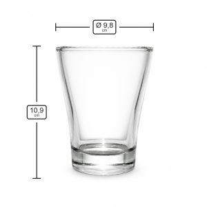 Kerzenglas 500 ml N10-072 – Maße