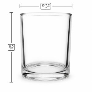 Kerzenglas 200 ml N10-467 – Maße