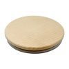 Holzdeckel für Kerzenglas K10 022 und K10 073 – Produktansicht