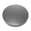 Metalldeckel Silber für Kerzenglas K10 056- B-Ware – leichte Kratzer – Produktansicht