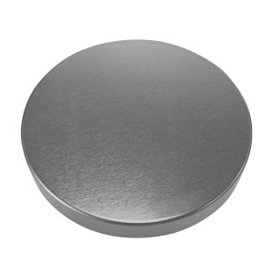 Metalldeckel Silber für Kerzenglas K10 056- B-Ware – leichte Kratzer – Produktansicht