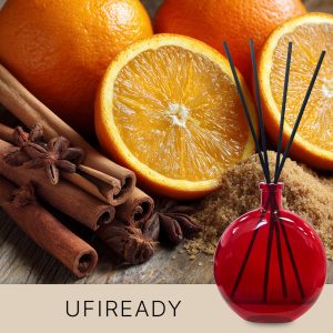 Gebrauchsfertige UFIREADY Diffusor-Mischung – Sweet Orange & Cinnamon – Produktansicht