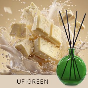 Gebrauchsfertige UFIGREEN Diffusor-Mischung – White Chocolate Fondue – Produktansicht