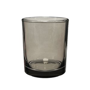 Kerzenglas K10 012 in Rauchschwarz Transparent