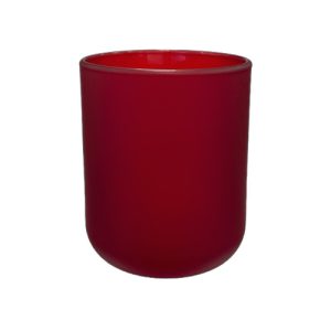 Kerzenglas K10 022 in Rot Matt