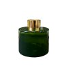 Runder Duftdiffusor Grün Transparent 100 ml – Gold – Produktansicht