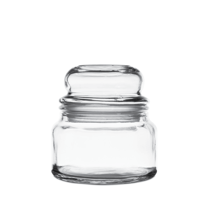 Unlackiertes Kerzenglas N10 010, 300 ml – Transparent