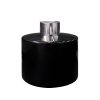 Runder Duftdiffusor Schwarz Glanz 200 ml – Silber – Produktansicht