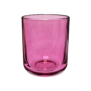 Kerzenglas K10 022 in Rosa Transparent