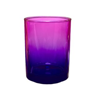 Kerzenglas K10 036 in Rosa-Violett Ombre