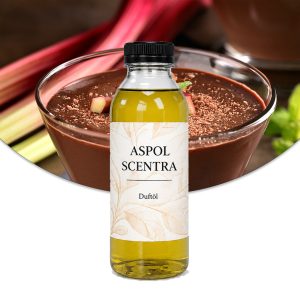 Dunkle Schokolade-Rhabarber-Creme Duftöl – Anwendung für Kerzen und Raumdüfte