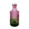 Geriffelter Duftdiffusor – Rosa-Grün ombre 200 ml – Silber – Produktansicht