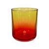 Kerzenglas K10 022 in Rot-Gelb Ombre – Produktbild 1