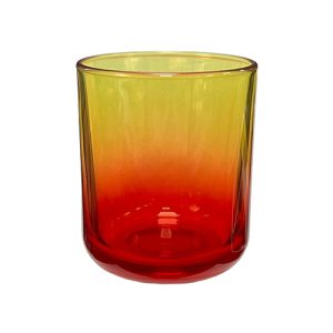 Kerzenglas K10 022 in Rot-Gelb Ombre