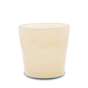 Kerzenglas K10 049 in Beige Transparent