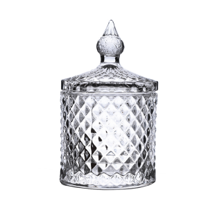 Unlackiertes Kerzenglas N10 001, 300 ml – Transparent in Kristalloptik