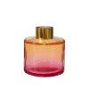 Runder Duftdiffusor Rosa-Orange OMBRE 100 ml – Gold – Produktansicht