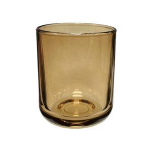 Kerzenglas K10 022 in Braun Transparent