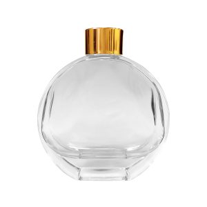 Flacher runder Duftdiffusor 200 ml – Gold – Produktansicht