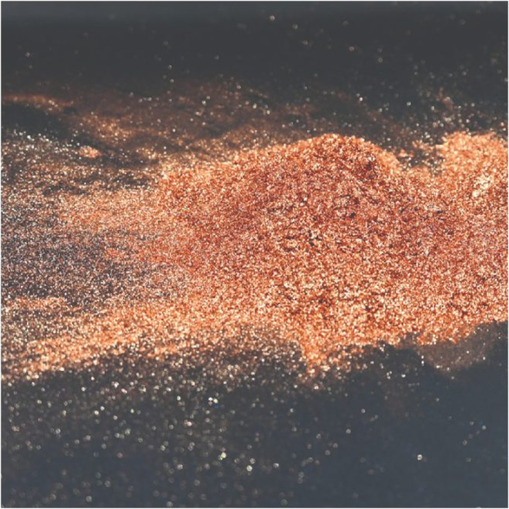 Perlglanzpigment Super Flash Brown – Nahaufnahme von Farbe und Perlglanzeffekt