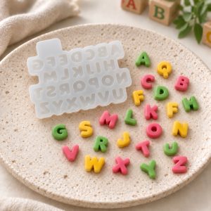 Silikonform für Seifen – Alphabet