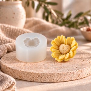 Silikonform für Seifen – Gänseblümchen
