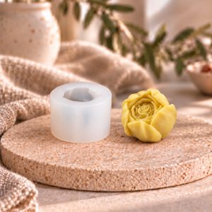 Silikonform für Seifen – Pfingstrose Amelia