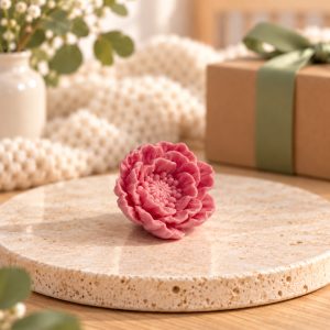 Silikonform für Seifen – Blüte Pink Blossom