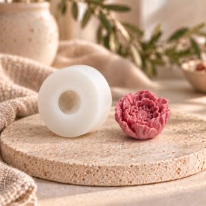 Silikonform für Seifen – Blüte Pink Blossom