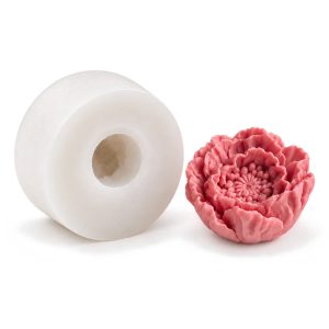 Silikonform für Seifen – Blüte Pink Blossom