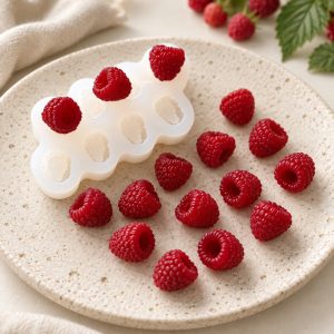 Silikonform für Seifen – Himbeeren
