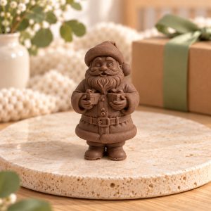 Silikonform für Seifen – Weihnachtsmann mit Geschenken