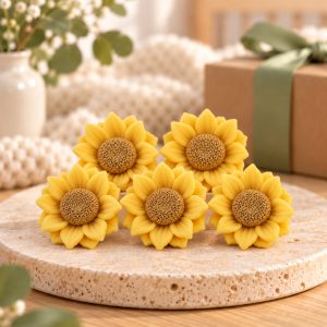 Silikonform für Seifen – Sonnenblume