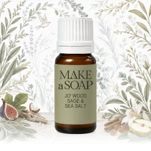 Jo’ Wood Sage & Sea Salt – Duftöl für feste Seifen und Flüssigseifen