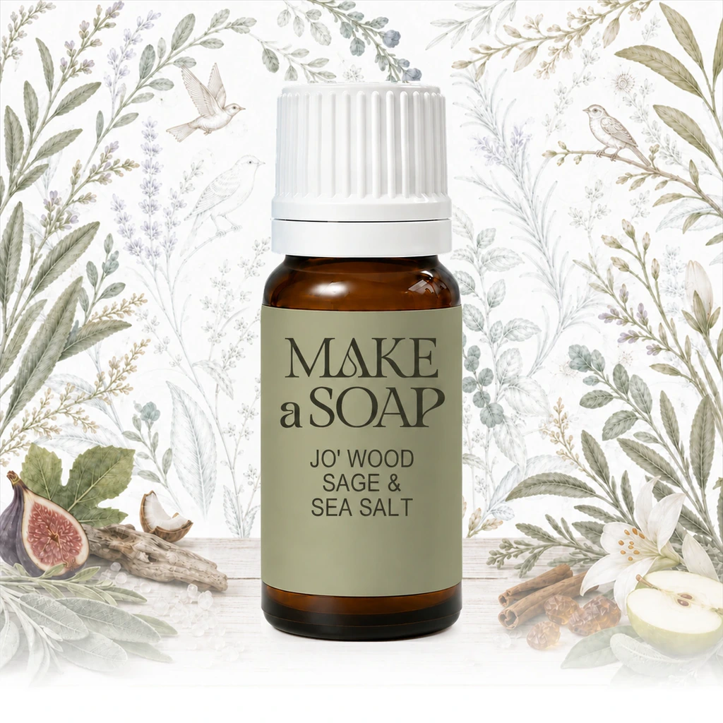 Jo’ Wood Sage & Sea Salt – Duftöl für feste Seifen und Flüssigseifen