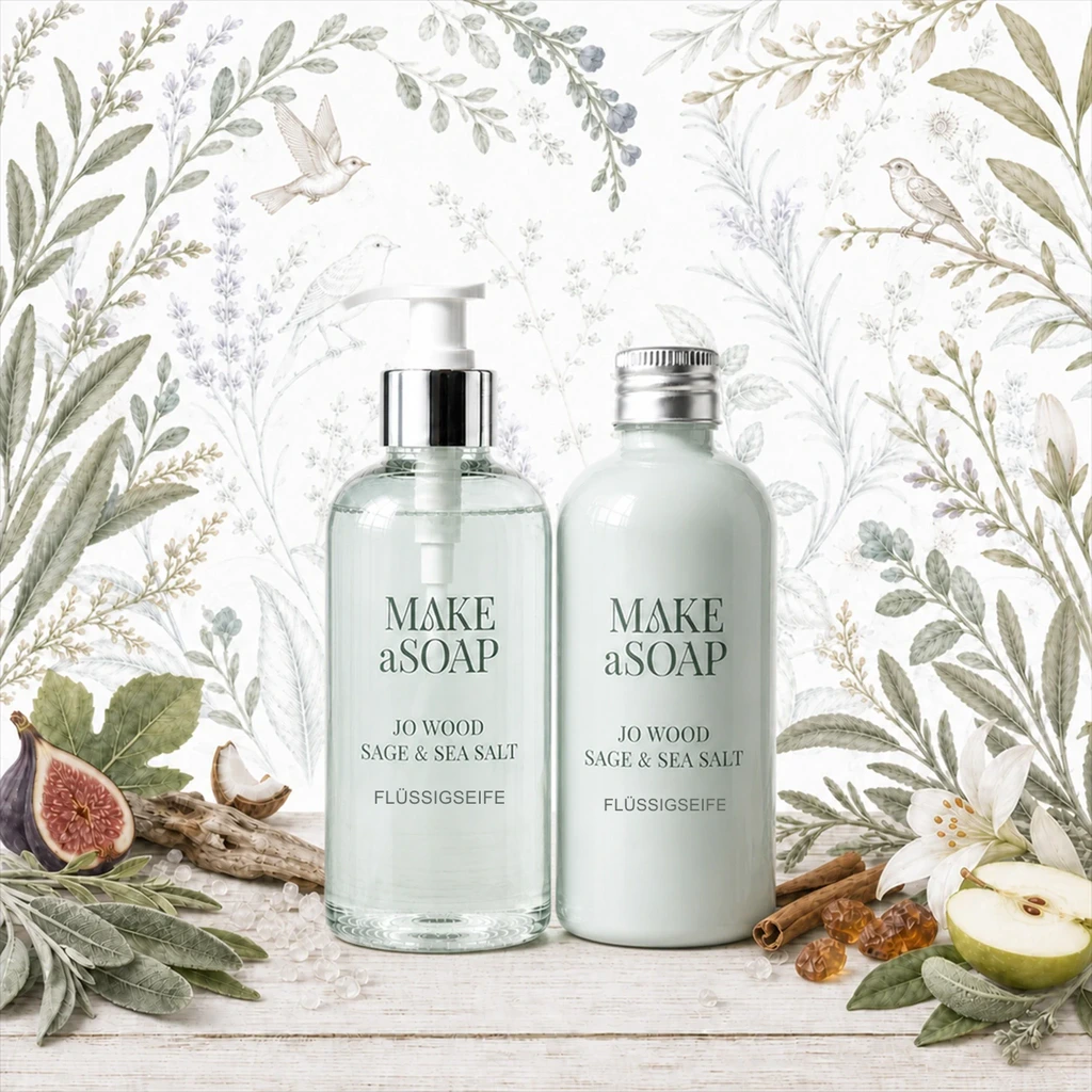 Jo’ Wood Sage & Sea Salt – Duftöl für feste Seifen und Flüssigseifen