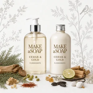 Cedar & Gold – Duftöl für Flüssigseifen