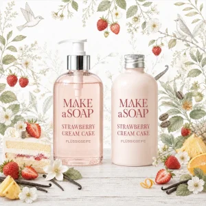 Strawberry Cream Cake – Duftöl für Flüssigseifen