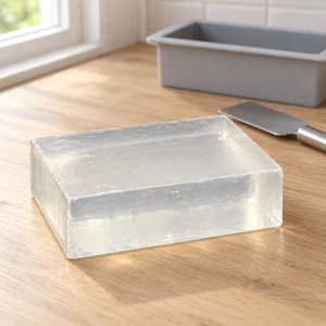 Transparente Glycerinseifenbasis mit Aloe vera – 1 kg